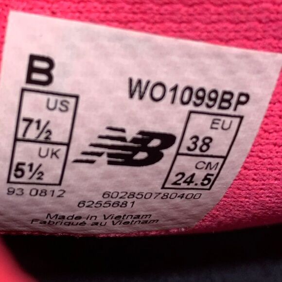 New Balance 1099 Womens PrimaLoft Blue Pink Hiking Boots Size 7.5 - Picture 8 of 8